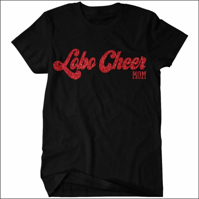 LANGHAM CREEK CHEER BLACK CHEER MOM T-SHIRT