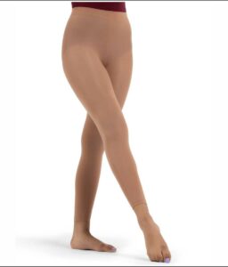 JPII CARDINAL BELLE CAPEZIO FOOTLESS SUNTAN TIGHTS **OPTIONAL**