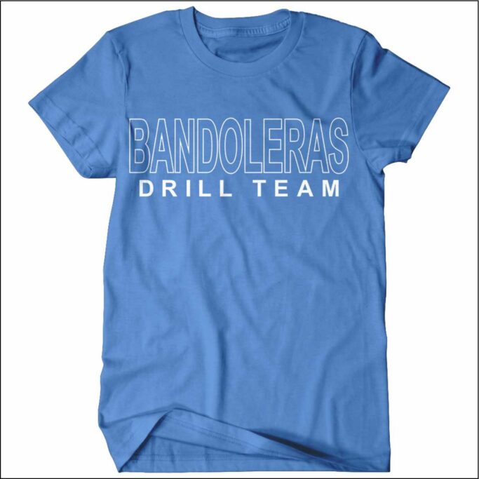 BERKNER BANDOLERAS CAROLINA BLUE COLOR TEE **OPTIONAL**