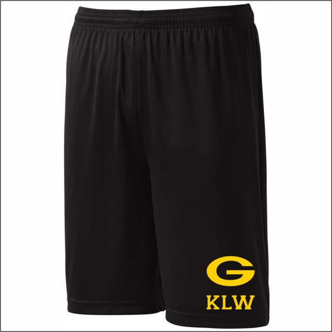 GRIFFIN ATHLETICS BLACK ATHLETIC SHORTS PERSONALIZATION