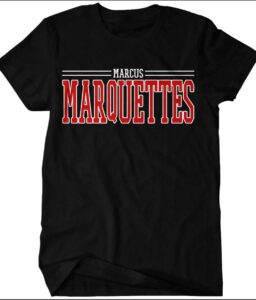 MARCUS MARQUETTE BLACK MARCUS MARQUETTES T-SHIRT