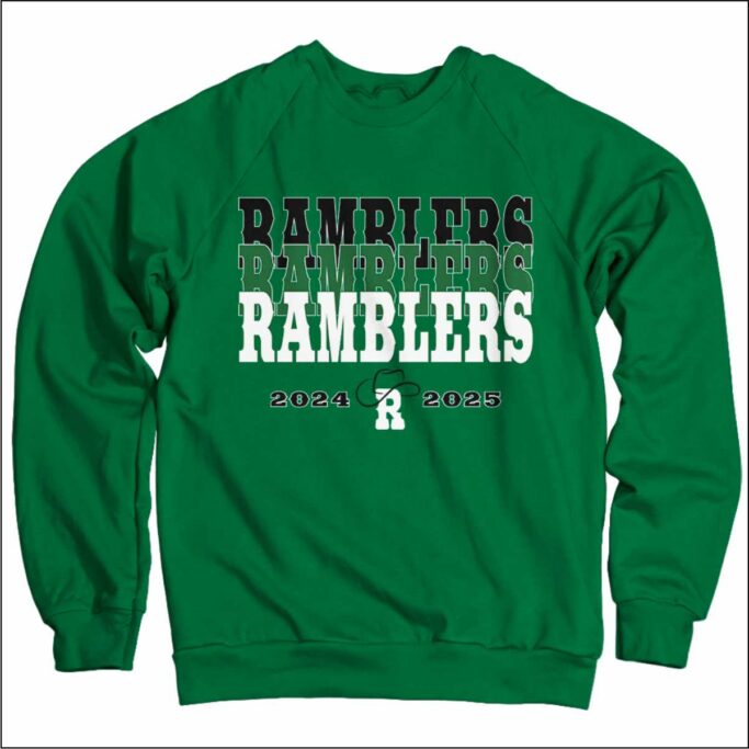 BERKNER RAMBLERS KELLY GREEN HOODIE OR CREW