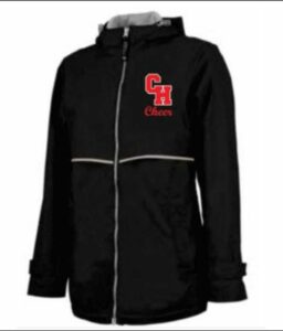 COLLEYVILLE CHEER BLACK RAINCOAT