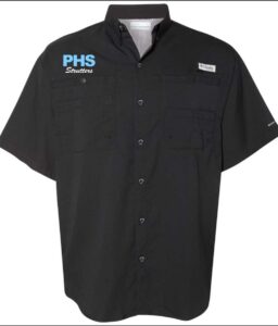PAETOW STRUTTERS EMBROIDERED COLUMBIA FISHING SHIRT**OPTIONAL**