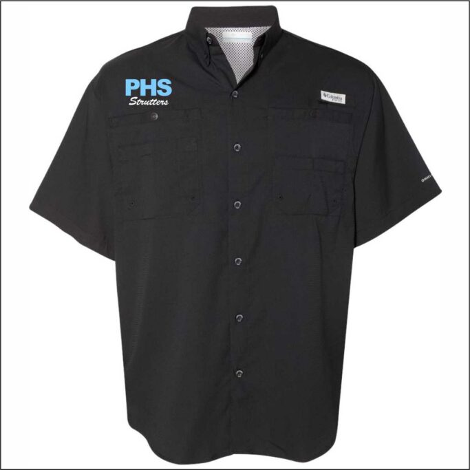 PAETOW STRUTTERS EMBROIDERED COLUMBIA FISHING SHIRT**OPTIONAL**