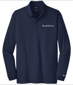 WOODHILL FARM NIKE LONG SLEEVE DRIFIT POLO