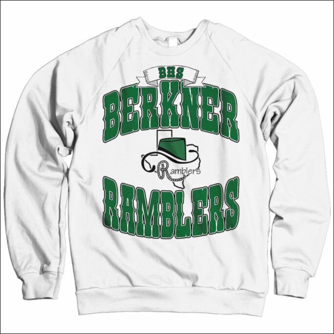 BERKNER RAMBLERS WHITE SWEATSHIRT