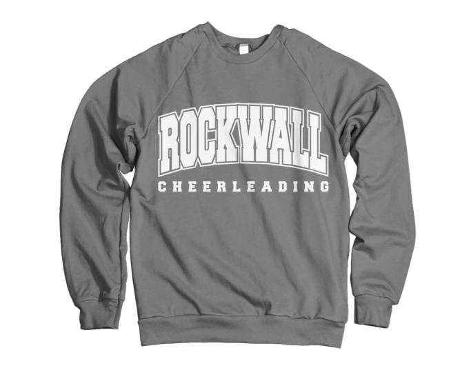 ROCKWALL CHEER GREY SWEATSHIRT**OPTIONAL**