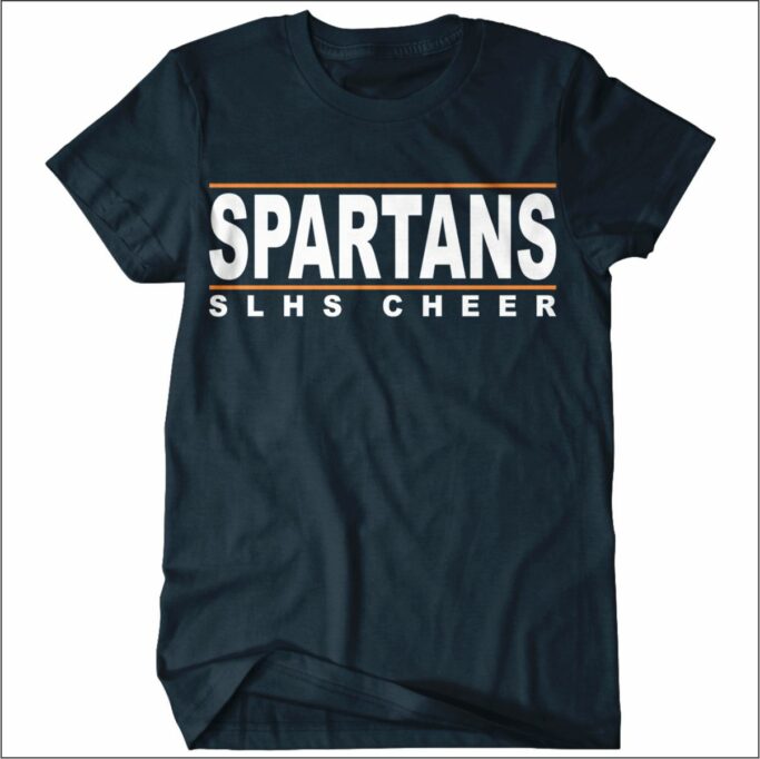 SEVEN LAKES CHEER NAVY PARENT T-SHIRT **OPTIONAL**