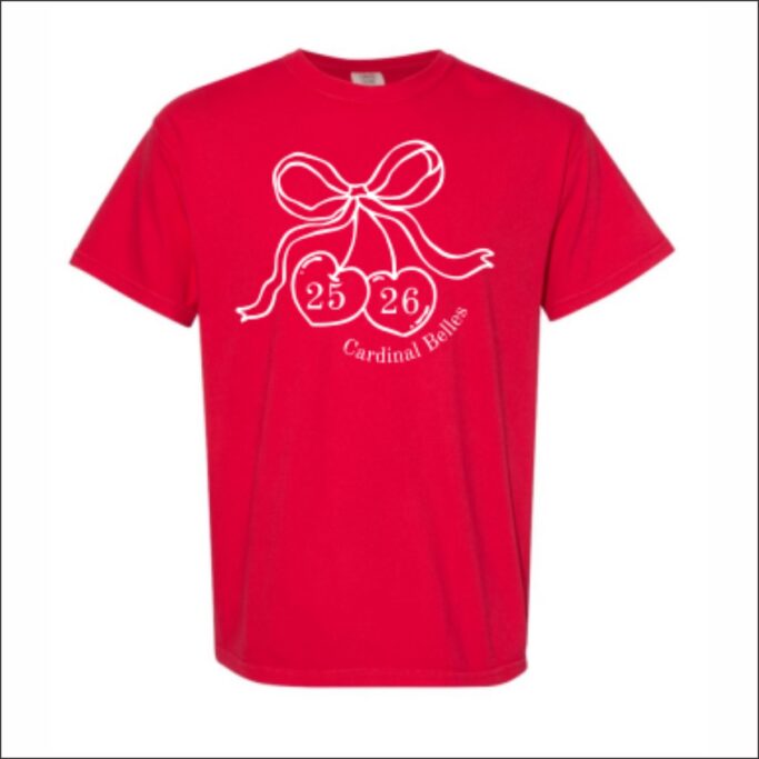 JPII CARDINAL BELLES RED TEAM COMFORT COLOR T-SHIRT **REQUIRED**