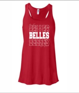 JPII CARDINAL BELLES RED FLOWY PRACTICE TANK **REQUIRED**