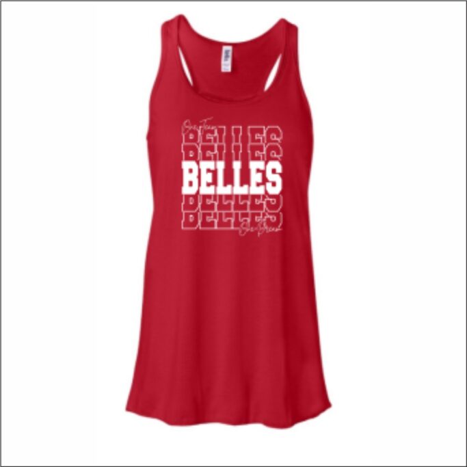 JPII CARDINAL BELLES RED FLOWY PRACTICE TANK **REQUIRED**