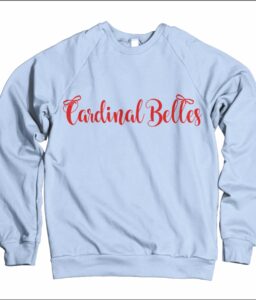 JPII CARDINAL BELLES LIGHT BLUE CREW NECK SWEATSHIRT**OPTIONAL**