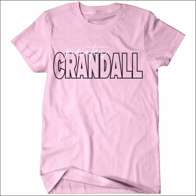 CRANDALL HIGH SCHOOL CHEER BLOSSOM COMFORT COLOR T-SHIRT **REQUIRED**