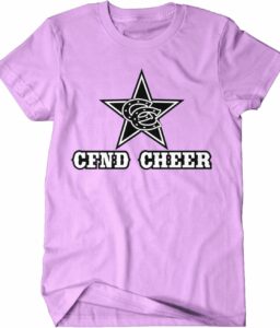 COPPELL CHEER NEON VIOLET COMFORT COLOR T-SHIRT