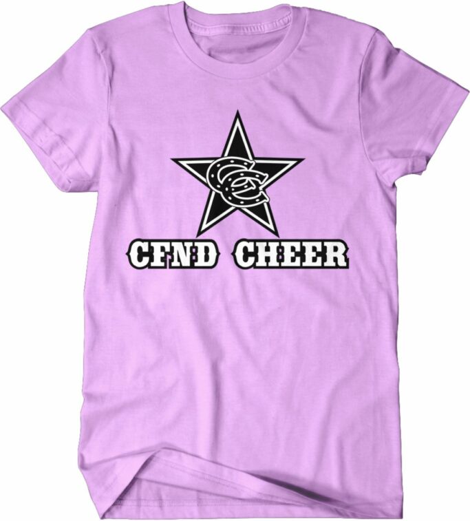 COPPELL CHEER NEON VIOLET COMFORT COLOR T-SHIRT