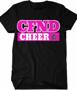 COPPELL CHEER BLACK COMFORT COLOR T-SHIRT