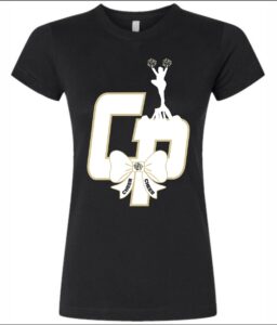 **REQUIRED** CY PARK HIGH SCHOOL CHEER BLACK FITTED T-SHIRT