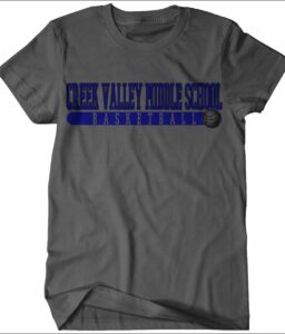 CREEK VALLEY MIDDLE SCHOOL BASKETBALL DRI-FIT T-SHIRT