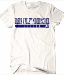 CREEK VALLEY MIDDLE SCHOOL SOCCER DRI-FIT T-SHIRT