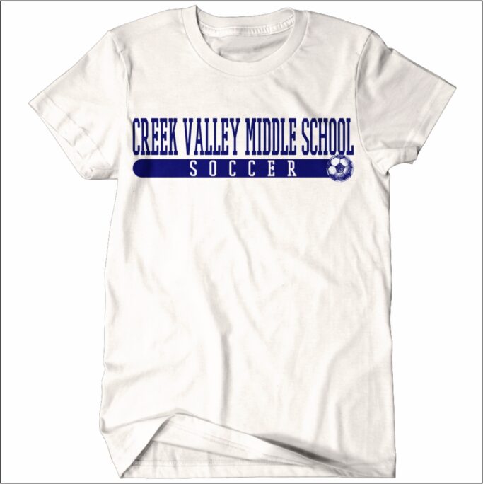 CREEK VALLEY MIDDLE SCHOOL SOCCER DRI-FIT T-SHIRT